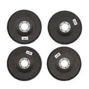 DURAFORCE 20 PCS T29 Flap Discs 4.5" x 7/8" 40/60/80/120 Grit Angle Grinder Sanding Disc