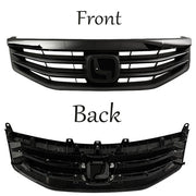 DURAFORCE For 2011 2012 Honda Accord Front Bumper Upper Gloss Black Mesh Grill Grille
