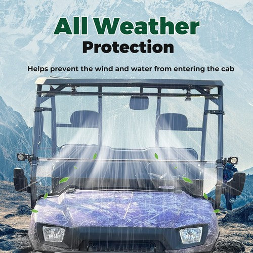 DURAFORCE For Polaris Ranger 500 4x4 Ranger Crew 700/ XP 700 Front Windshield Clear