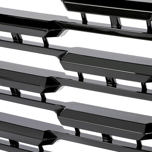 DURAFORCE For GMC Yukon Denali Style 2015-2020 22936421 Front Upper Grille Gloss Black ABS