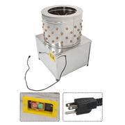 DURAFORCE 1500W Poultry De-Feather Stainless Steel Drum Chicken Plucker Machine 110V 60HZ
