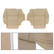 DURAFORCE New Driver Passenger Side Leather Seat Cover 4Pcs Tan For Honda Accord 2008-2012