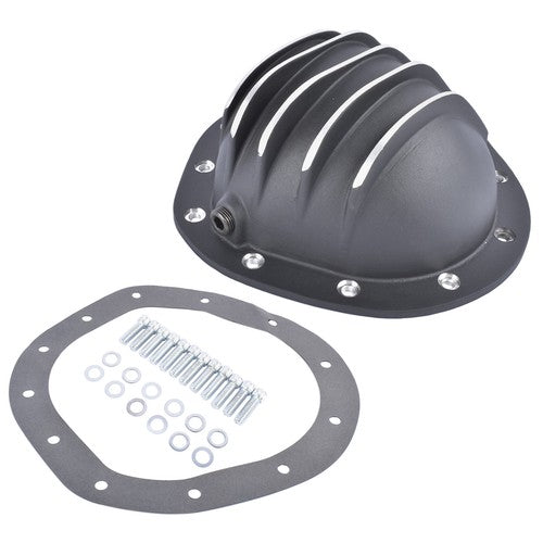 DURAFORCE Black Aluminum Differential Rear End Cover for GM Chevy C10 8.75" Truck 12 Bolt