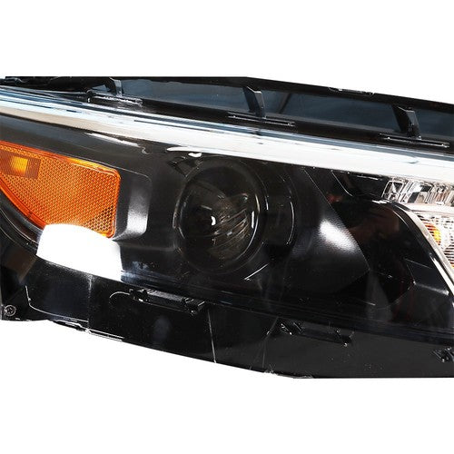 DURAFORCE Black For Chevy Malibu 2016 2017 2018 Headlight Assembly Halogen Left+Right Side