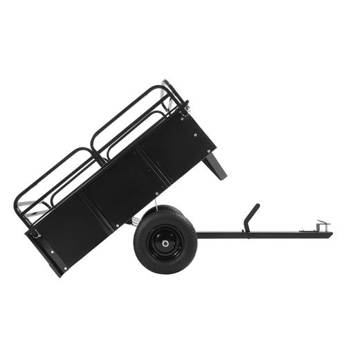 Heavy Duty Dump Cart for UTV ATV Garden Utility Trailer Yard Lawn Mower 750lb