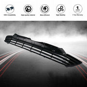 DURAFORCE Front+Lower Bumper Grille Fit For Honda CRV CR-V 2007 2008 2009 Sedan Chrome ABS