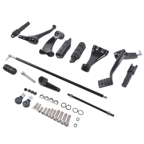 DURAFORCE Forward Controls Foot Pegs Levers Linkages For HarleySportster 883/1200 Aluminum
