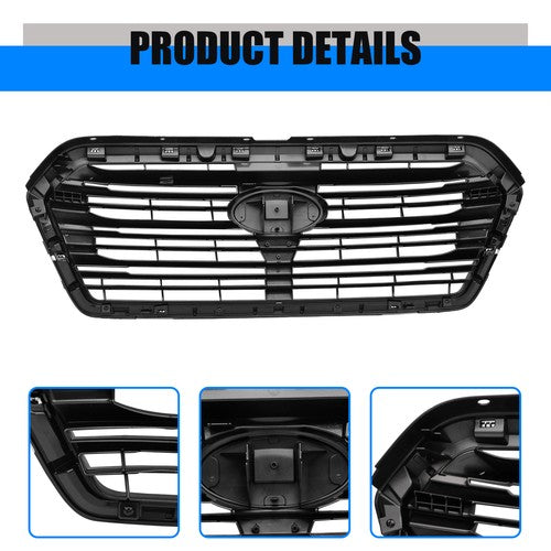 DURAFORCE For 2019 2020 2021 2022 Subaru Ascent #91121XC01A Front Bumper Grille Chrome