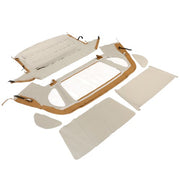 DURAFORCE Convertible Soft Top Tan For 1990-02 Mercedes-Benz SL R129 500SL Window Plastic