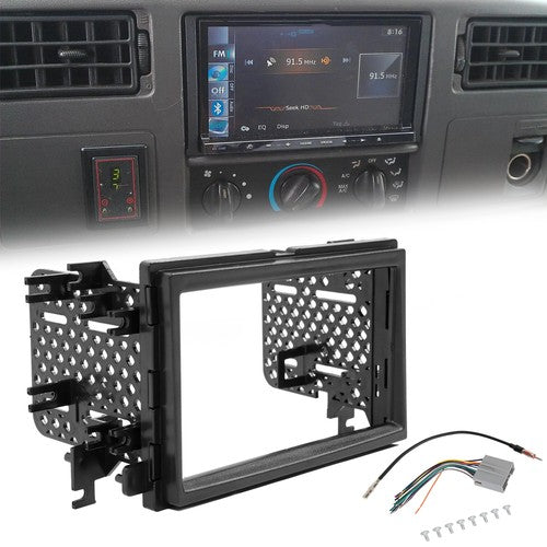DURAFORCE Car Radio Stereo Dash Install Kit with Harness for 04 2016 Ford Lincoln Mercury