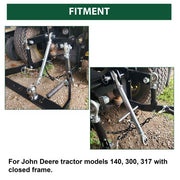 DURAFORCE 3 Point Hitch Kit W/Closed Frame Hook For John Deere 140 300 317 CAT 0 Tractor