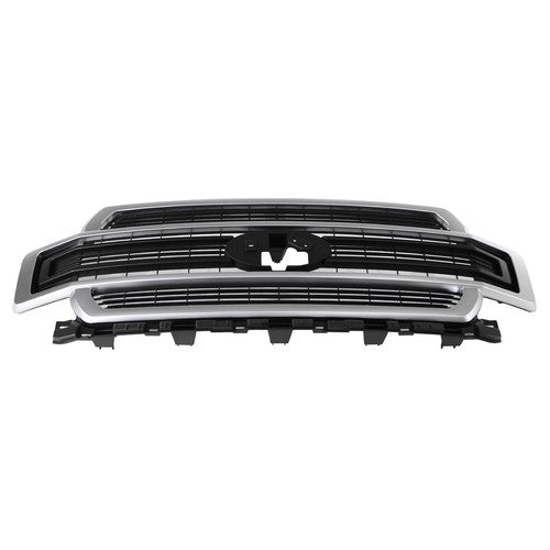 DURAFORCE JL3Z-8200-RA Brushed Stain Aluminum Front Upper Grille for Ford F-150 2018-2020