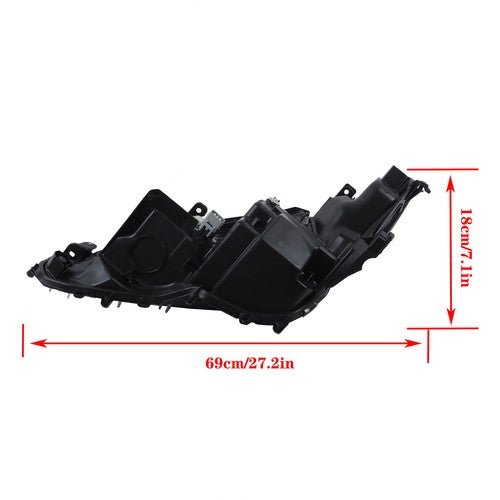 DURAFORCE Black Housing For 21 22 Toyota Camry XSE XLE Full LED Headlight Assy Right Side