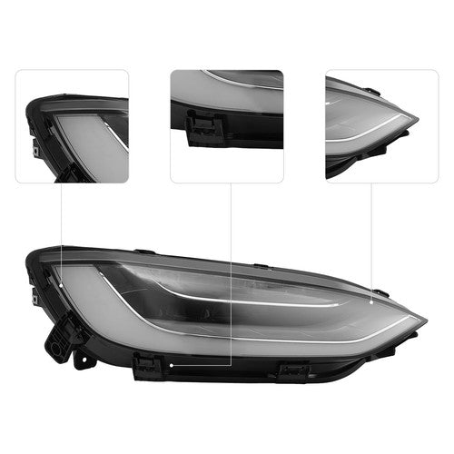 For 2015-2021 Tesla Model X RH Right Passenger Side Headlight 103431500F