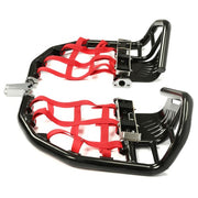 DURAFORCE Nerf Bars Foot Peg Heel Guard For Honda 400EX 400X All Years Black Nerf Red Nets
