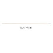 DURAFORCE E4043 5/32" x 14" Aluminum Welding Rod TIG Filler Rod (0.5 Lb = 11 Rods)