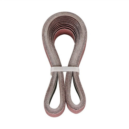 DURAFORCE 60 80 120 150 240 400 Grit Belt Sander 12 Pack 1" x 42" Sanding Belts