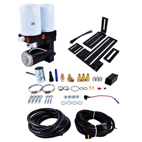 DURAFORCE Diesel Fuel Lift Pump System for 2001-10 Chevy Silverado GMC Diesel 6.6L 165GPH