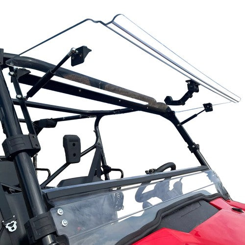 DURAFORCE For Honda Pioneer 1000 /1000-5 UTV Flip Windshield 2016-2025 w/Gas Spring
