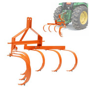 DURAFORCE Category 1&3 Point Quick Hitch Cultivator w/ 6 Spring Steel Shanks Tow bebhind