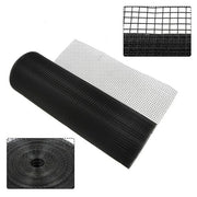 DURAFORCE 1/2inch Hardware Cloth 19 Gauge Black PVC Coated Wire Fencing Garden Fence Roll