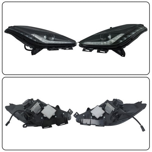DURAFORCE Pair For Chevrolet Corvette 2014-2019 HID/Xenon W/LED DRL Left&Right Headlight
