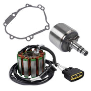 DURAFORCE Engine Stator Coil Magneto Rotor Assy w/ Flywheel Gasket for Yamaha YZF R1 04-08