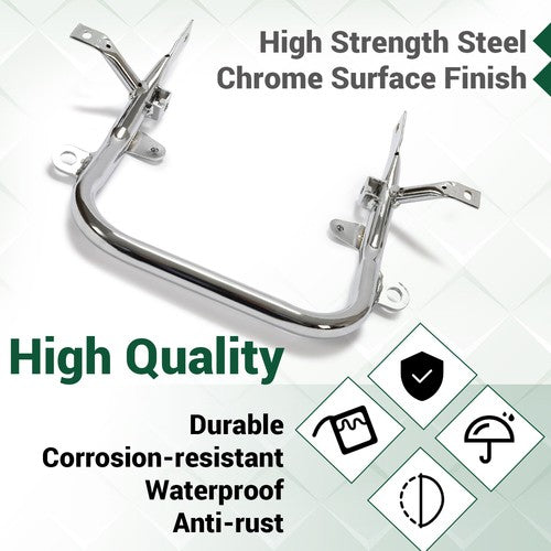 DURAFORCE For Yamaha Banshee YFZ350 1987-2006 Rear Grab Bar Bumper CHROME #3GG-2845R-10-00
