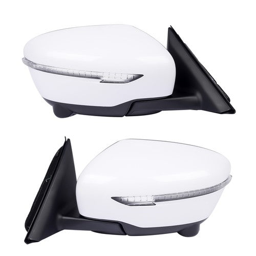 DURAFORCE 2Pcs Door Mirrors Power Heated with Camera LH & RH for Nissan Rogue 2.5L 2.0L l4