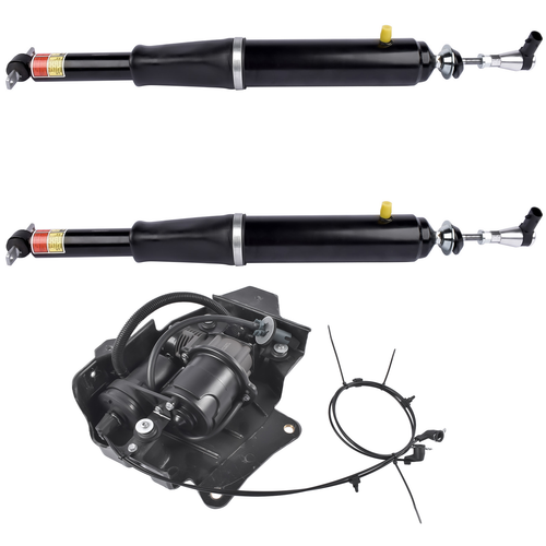 DURAFORCE Rear Air Shock Absorbers + Compressor For Buick Lucerne Cadillac DTS 2006-2011