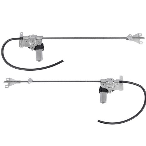 DURAFORCE Front Power Window Regulator Set For 1999-2011 Freightliner Argosy With Motor