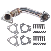 DURAFORCE Passenger Side Up Pipe w/ Gasket Bolts for Chevy Silverado GMC Sierra 2001-2004