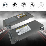 DURAFORCE LH + RH Sun Visors Gray 74320-35C10-B0 Fit For Toyota Tacoma 2005-2015 2PCS New
