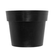 DURAFORCE 5 Pack 5 Gallon Pure Black Plastic Plant Flower Nursery Pots 30*24*24cm