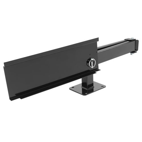 DURAFORCE For Grilling Universal Powder Coated Black Bumper-Mounted Swing Arm Assembly