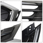 DURAFORCE New Chrome Front Upper Grille Mesh Grill For Chevrolet Equinox 2018 -2020 Black
