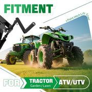 DURAFORCE 1 Point Hitch Implement Lift Adjustable For ATV UTV Lawn Tractor w/ 2" Receiver