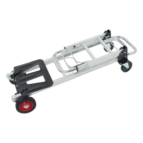 DURAFORCE Aluminum Hand Truck 2 in 1 Folding Dolly Cart 400 lbs Capacity Heavy Duty 150kg