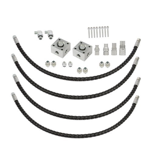 DURAFORCE Three Way Diverter Valve For Mini Excavator Hydraulic Connection Block Full Kit