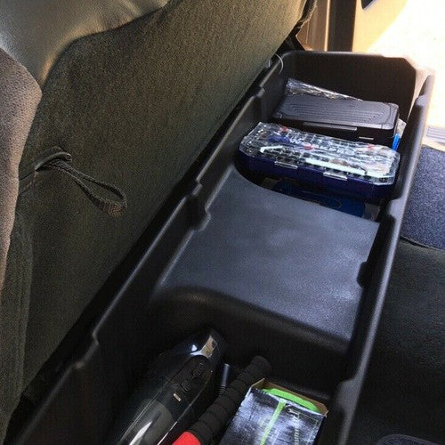 Underseat Storage Box For 1999 2006 Chevy Gmc Silverado Sierra Extended Cab