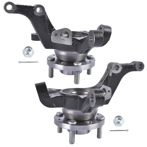 DURAFORCE Pair Steering Knuckle Left & Right for Chevy Aveo Aveo5 Pontiac G3 1.6L L4 04-11