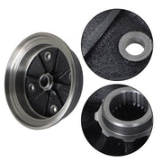 DURAFORCE 41038-0034 Front Brake Drum for Kawasaki Mule 3000, 3010, 4000 & 4010 2x4 4x4