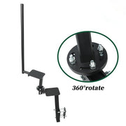 DURAFORCE For Bass Boat 2 Steps Rotatable 360 Dual Boat Trailer Steps w/ Handle Combo