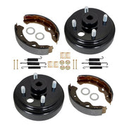 DURAFORCE Rear Brake hub Drums Brake Shoe Spring Kit For EZGO TXT Golf Carts Electric 96+