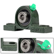 DURAFORCE 6PCS UCP201-8 Pillow Block Bearing 1/2" Bore 2 Bolt Cast Iron Base Self-Aligning