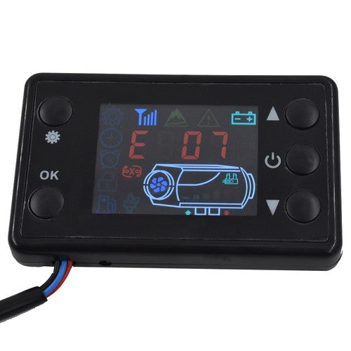 DURAFORCE 8KW 12V 24V Car LCD Monitor with Remote Control Fit For Car Air Diesel Parking