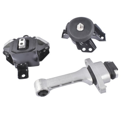 DURAFORCE Right Motor+Left Trans Mount+Torque Strut Mount for Hyundai Tucson 1.6 4WD 16-18