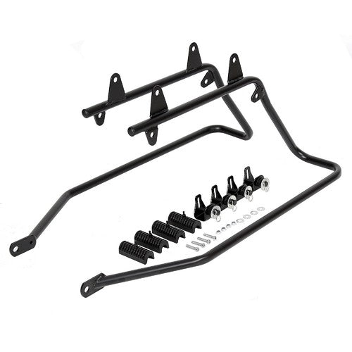 DURAFORCE Painted Hard Saddlebag Conversion Brackets For Harley Softail Fatboy FLST