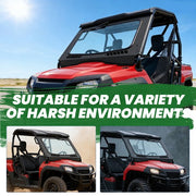 DURAFORCE For 2015-2024 HONDA PIONEER 500 /21-25 PIONEER 520 Front Clear Glass Windshield