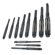 DURAFORCE Adjustable 11Pcs Hand Reamers A-K, H4-H14, 15/32 to 1-1/2, HSS 6 Blades